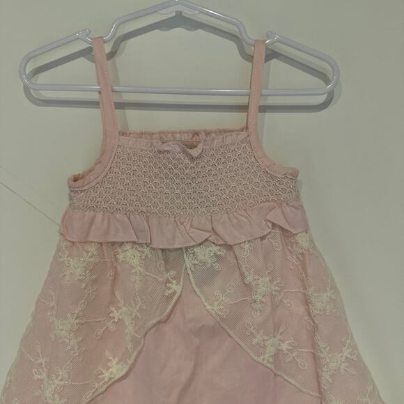 Wendy Bellissimo Light Pink and Ivory Lace Baby Girl Dress, Size 3-6 months - Picture 2 of 7